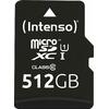 Κάρτα Μνήμης Intenso 512B Micro SD - UHS-I - PREMIUM